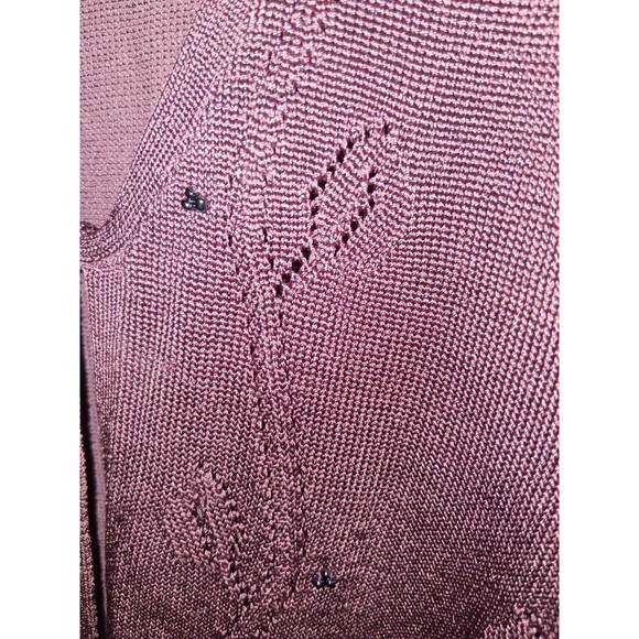 Jones NY Purple Sleeveless Beaded V-neck Blouse Sz 1X - Picture 3 of 3